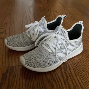 ADIDAS White & Gray Sneakers